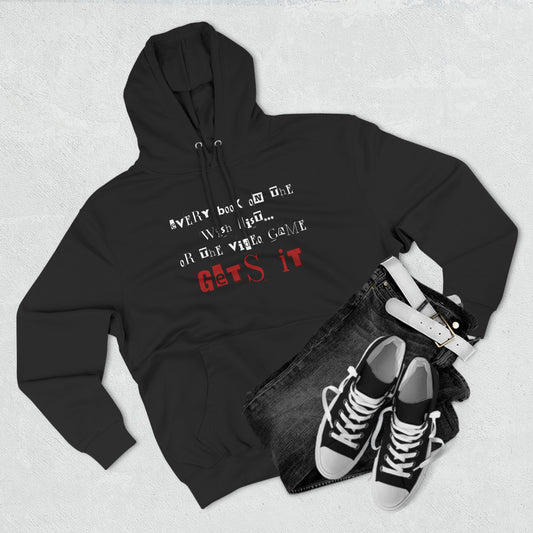 Books or Video Game Unisex Pullover Hoodie