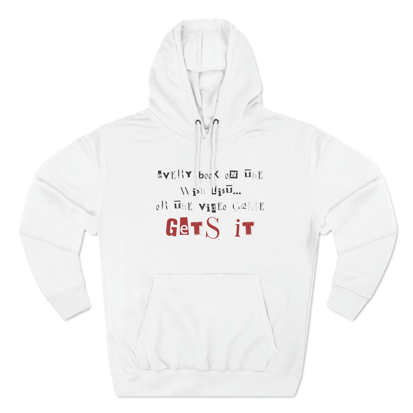 Books or Video Game Unisex Pullover Hoodie