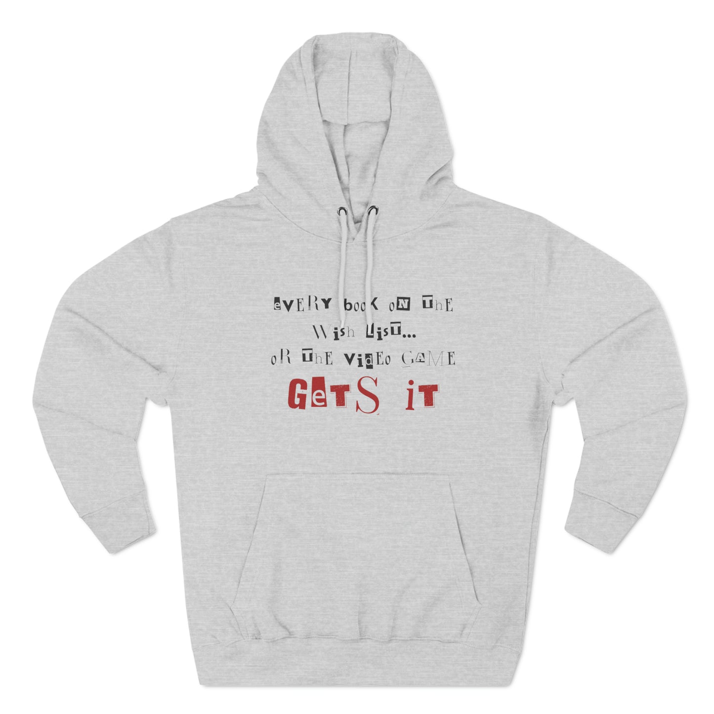 Books or Video Game Unisex Pullover Hoodie