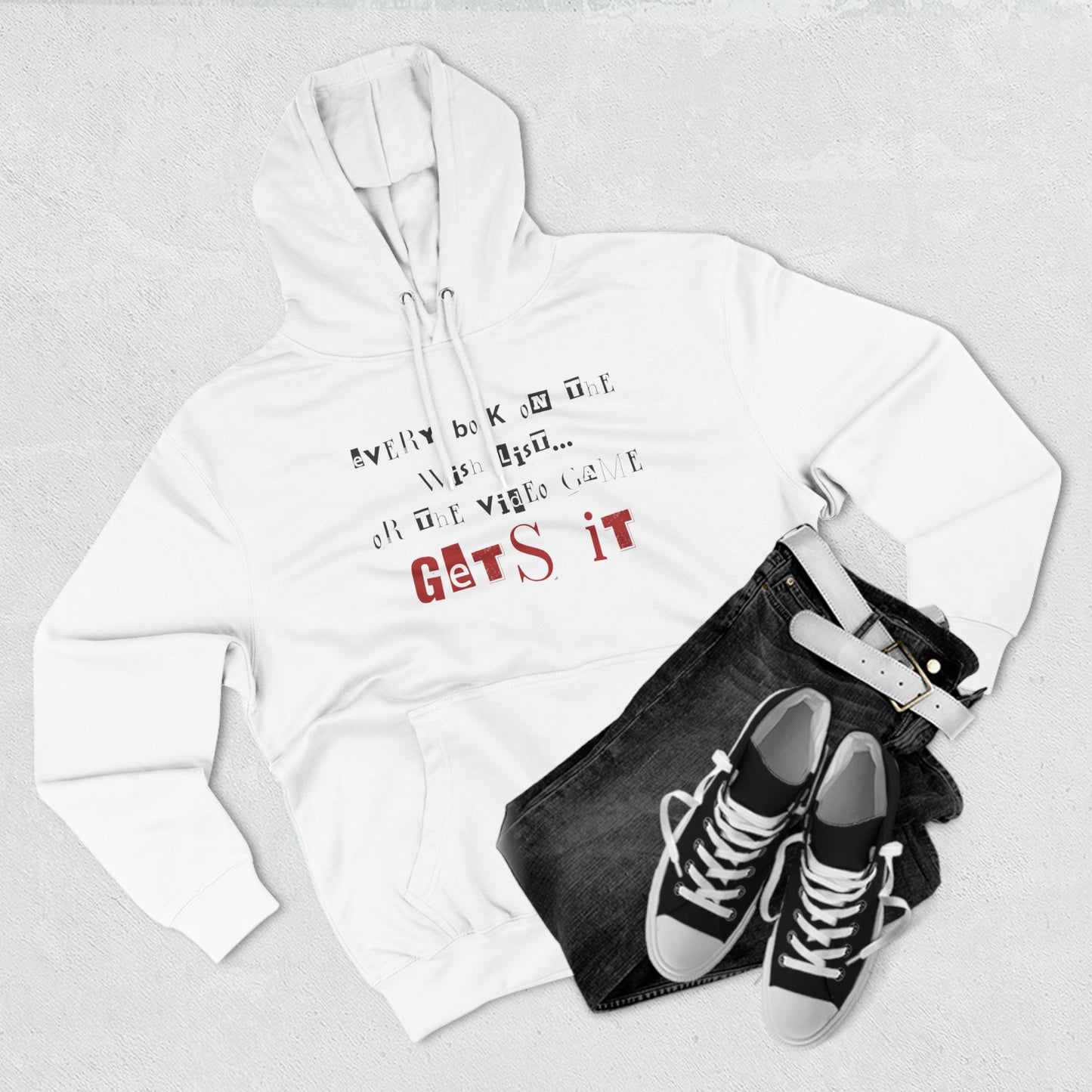 Books or Video Game Unisex Pullover Hoodie