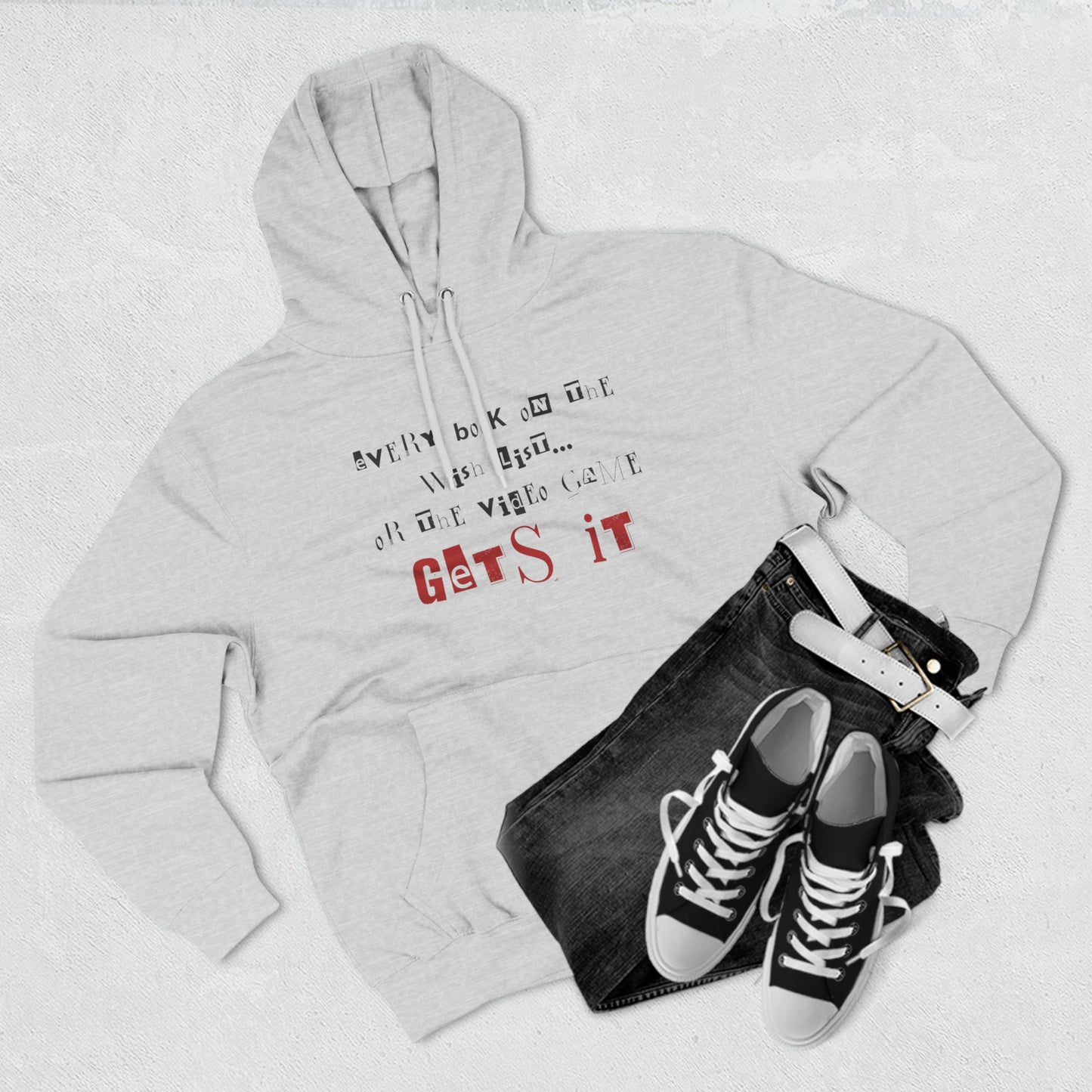 Books or Video Game Unisex Pullover Hoodie