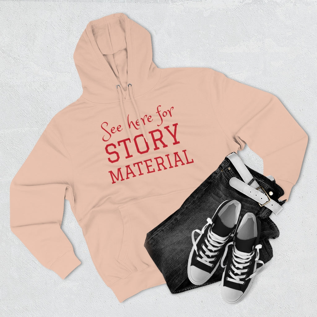 'Story Material' Unisex Pullover Hoodie