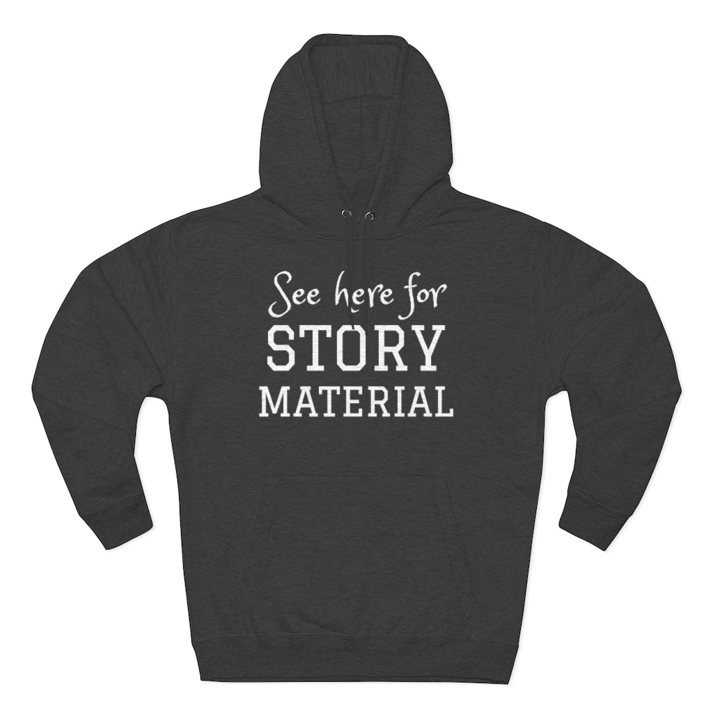 'Story Material' Unisex Pullover Hoodie