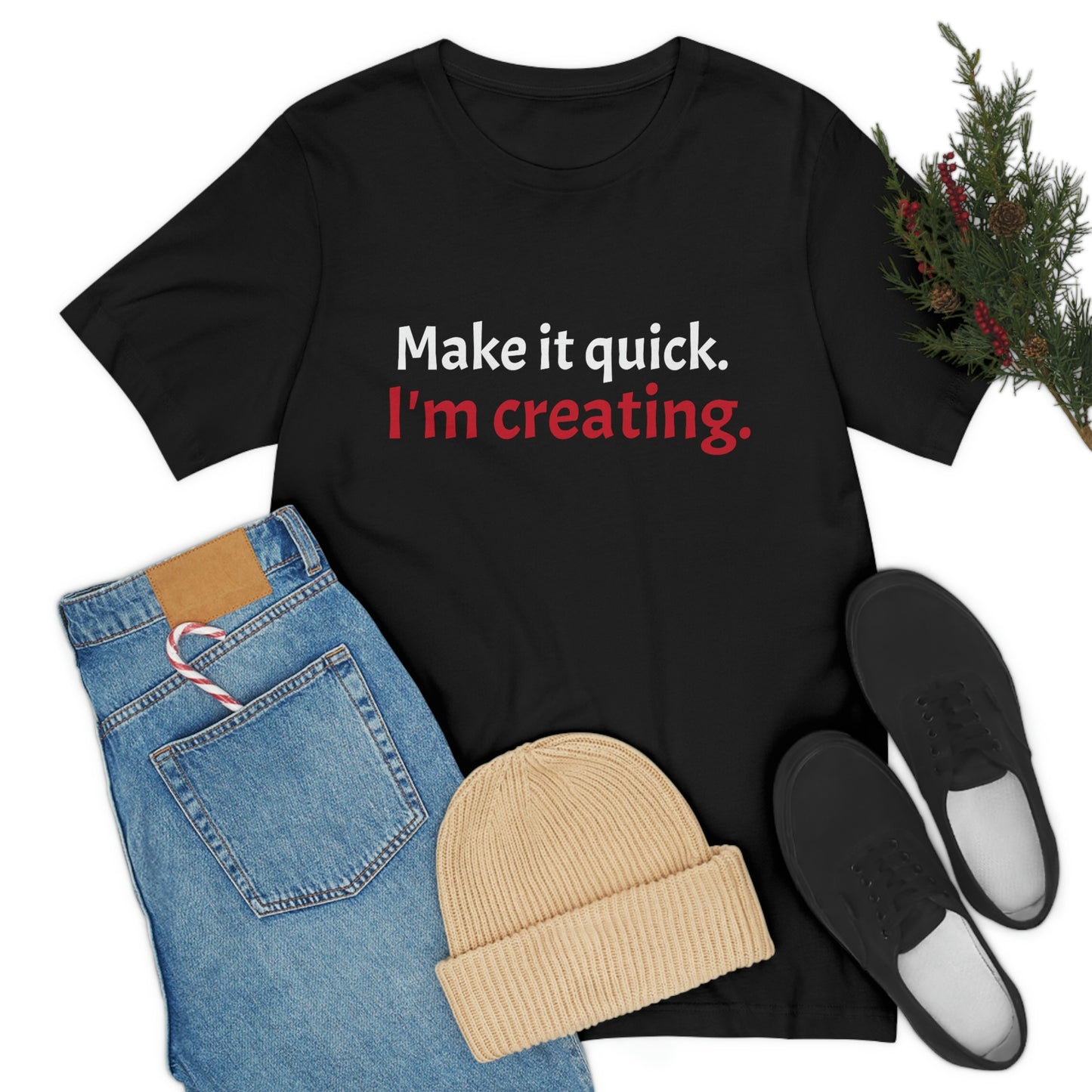 Make it Quick Creating Unisex Jersey Short Sleeve Tee