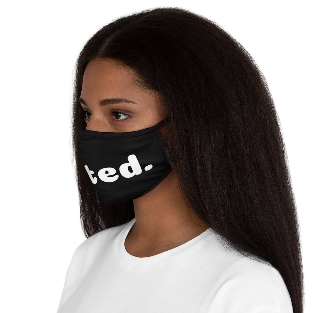 'Muted' Fitted Polyester Face Mask