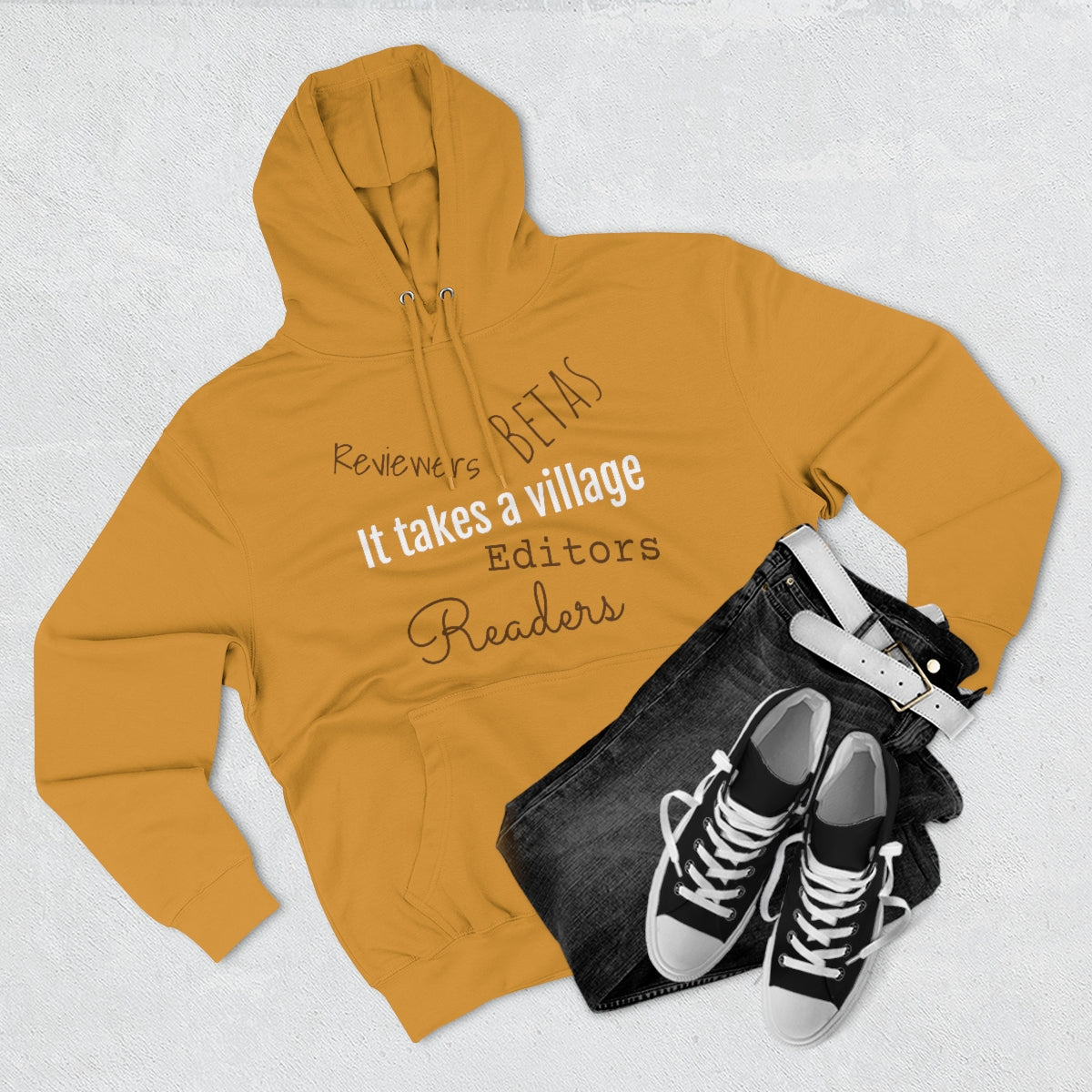 It Takes a Village Unisex Premium Pullover Hoodie