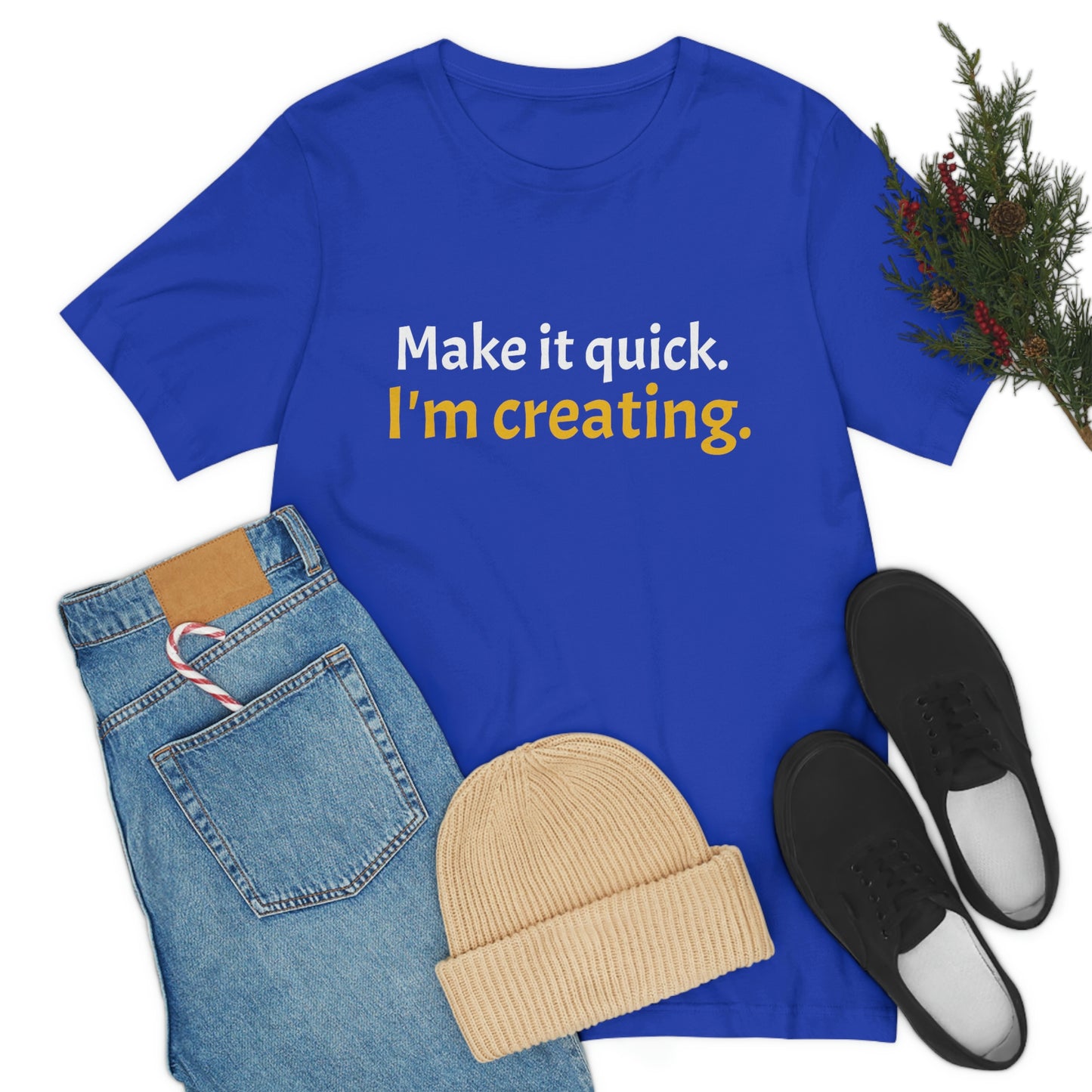 Make it Quick Creating Unisex Jersey Short Sleeve Tee