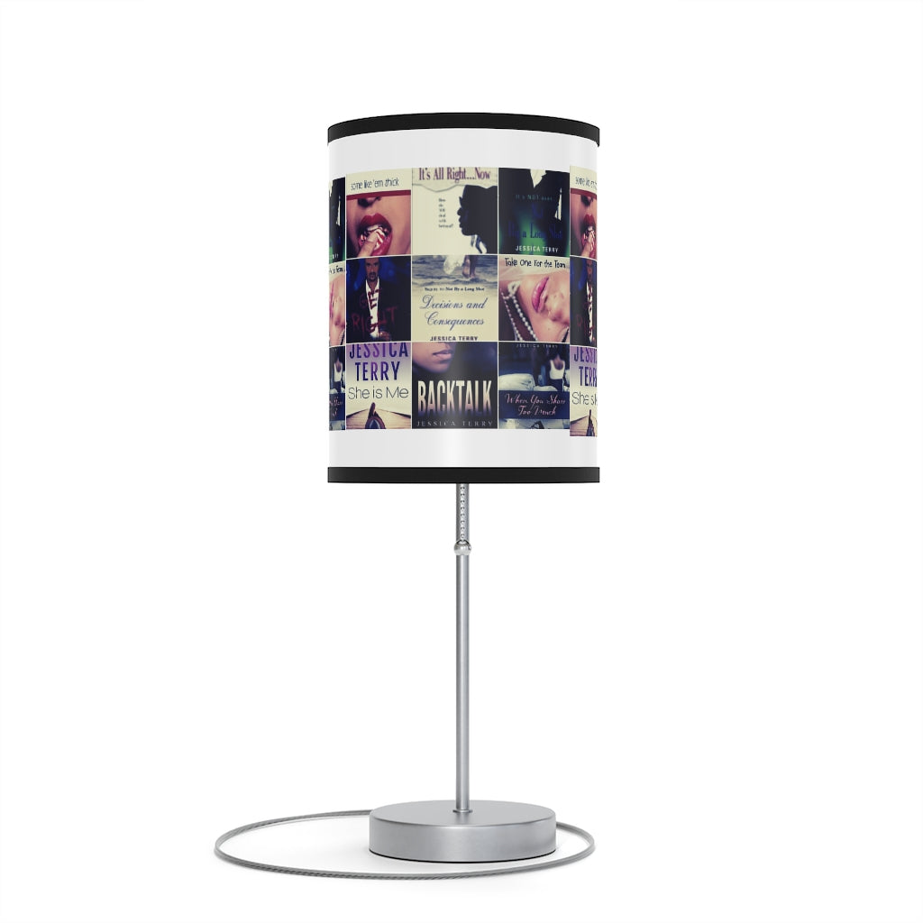 Book Collage Lamp on a Stand, US|CA plug