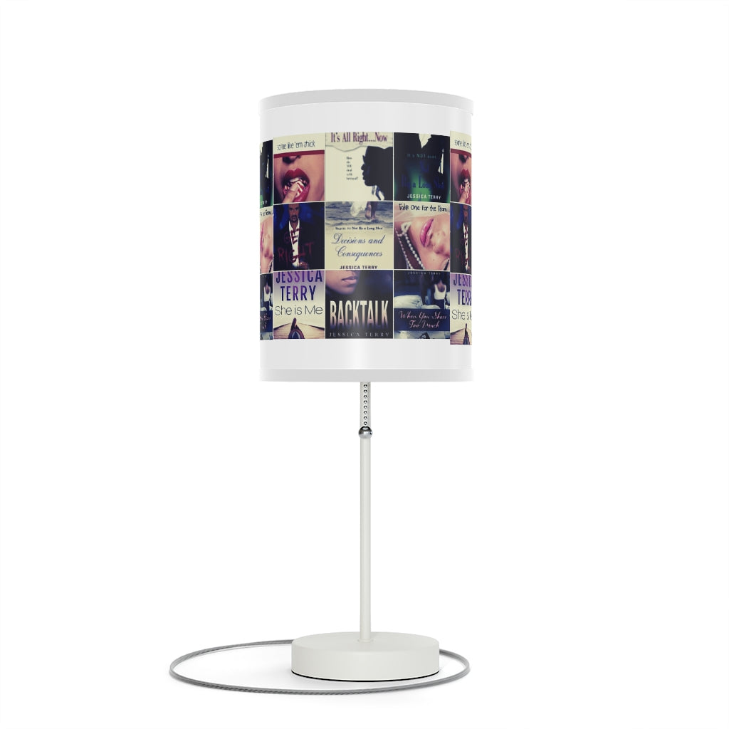 Book Collage Lamp on a Stand, US|CA plug