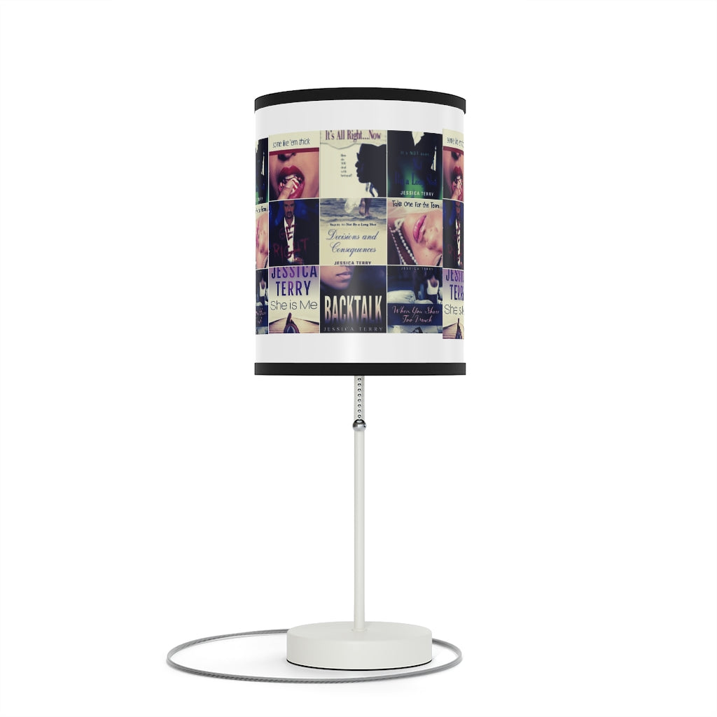 Book Collage Lamp on a Stand, US|CA plug