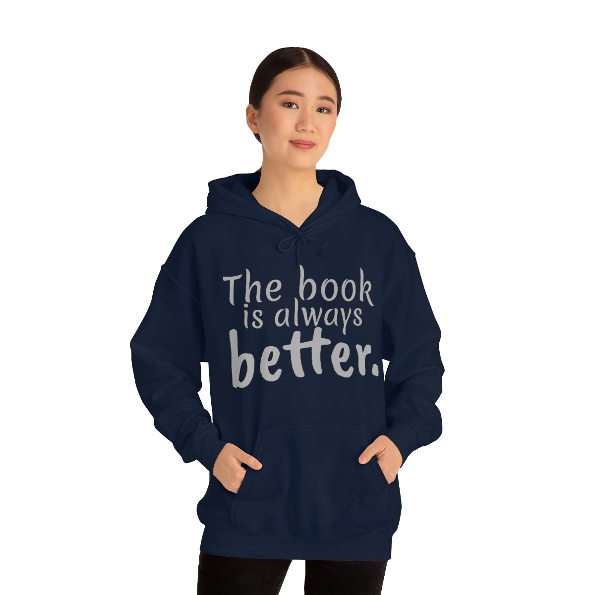 The Book is Better Unisex Heavy Blend™ Hooded Sweatshirt