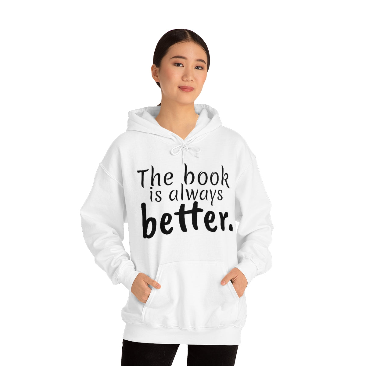 The Book is Better Unisex Heavy Blend™ Hooded Sweatshirt