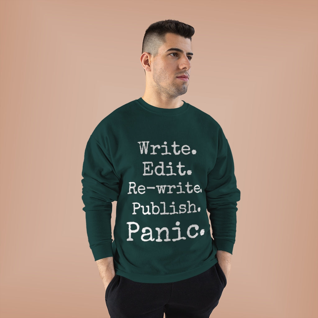 Writing Process Unisex Crewneck Sweatshirt