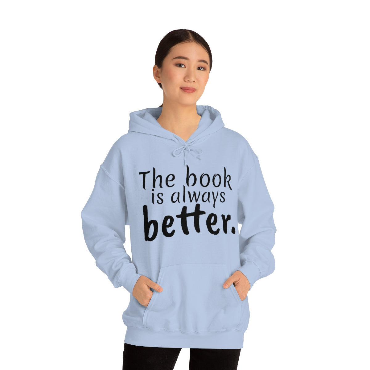 The Book is Better Unisex Heavy Blend™ Hooded Sweatshirt