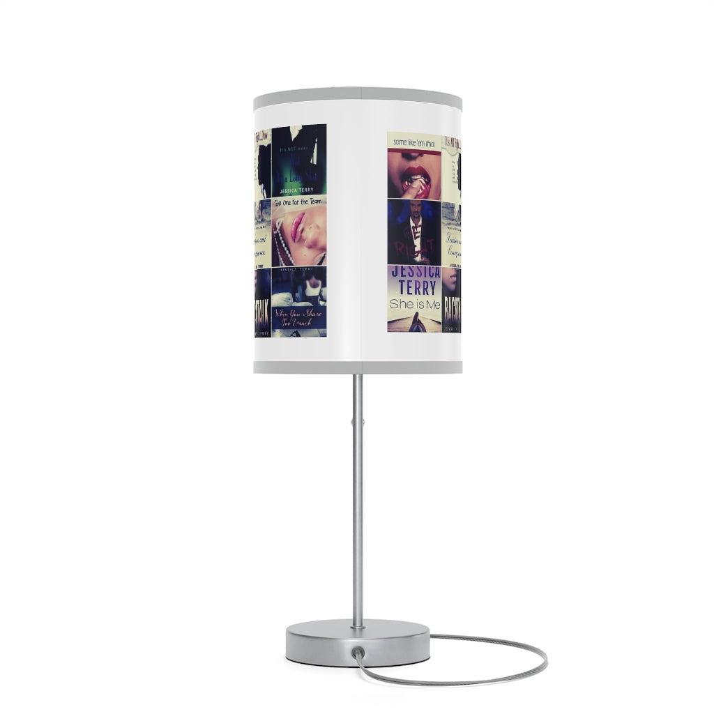 Book Collage Lamp on a Stand, US|CA plug