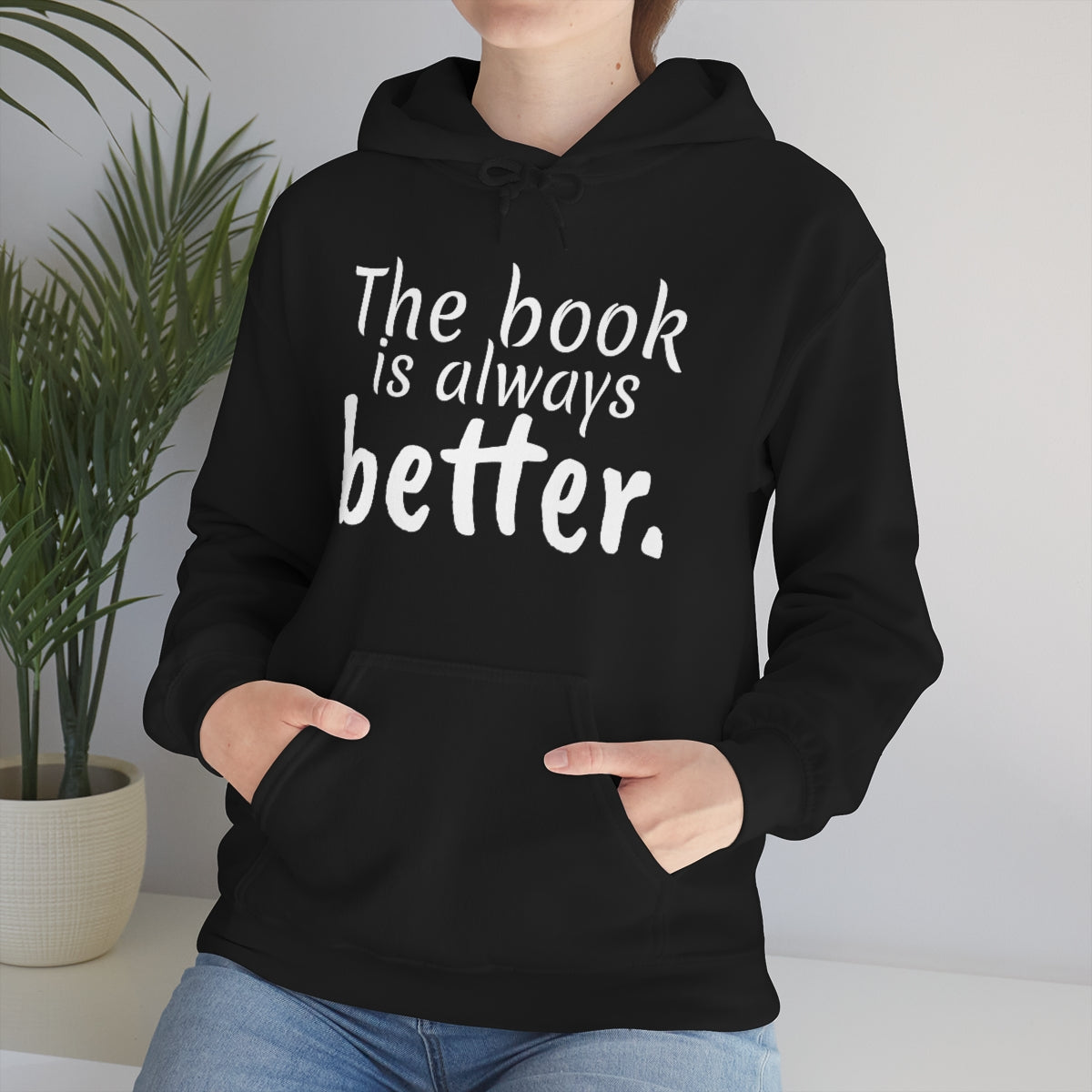 The Book is Better Unisex Heavy Blend™ Hooded Sweatshirt