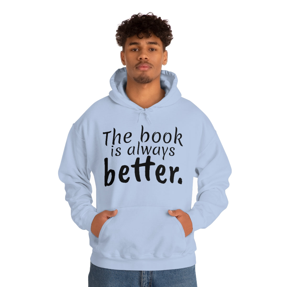 The Book is Better Unisex Heavy Blend™ Hooded Sweatshirt