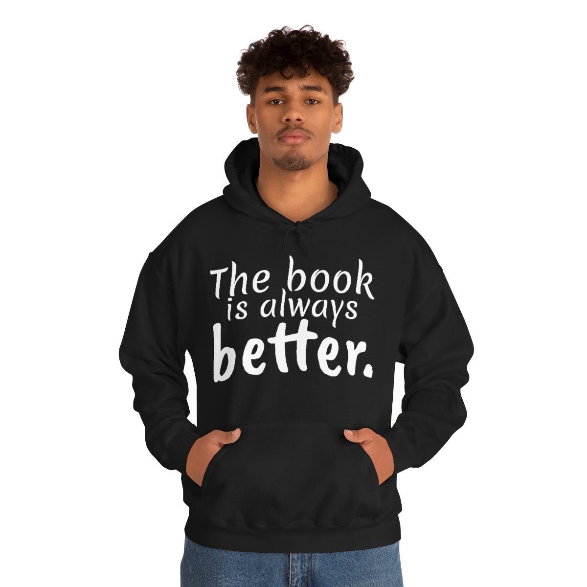 The Book is Better Unisex Heavy Blend™ Hooded Sweatshirt