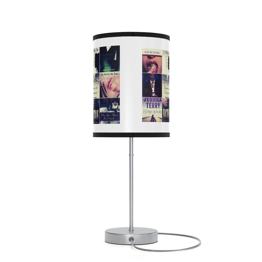 Book Collage Lamp on a Stand, US|CA plug