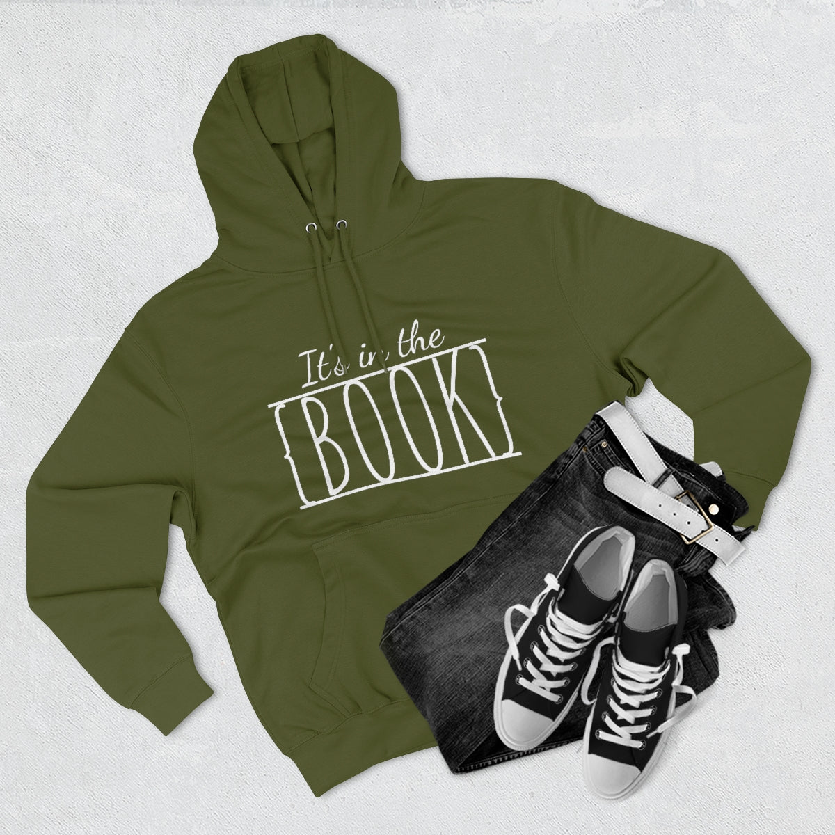 It's in the Book Unisex Premium Pullover Hoodie