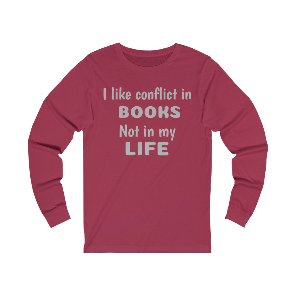 Conflict Unisex Jersey Long Sleeve Tee