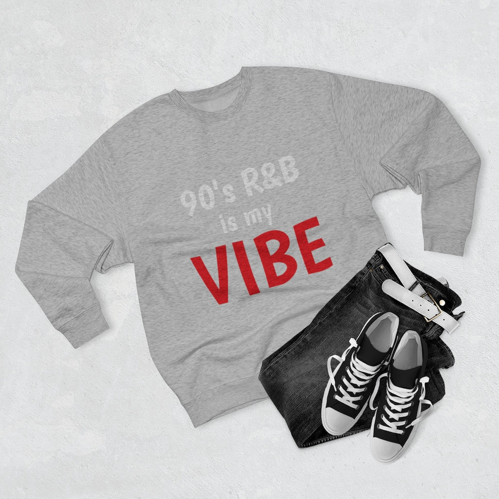 '90's R&B Vibe' Unisex Premium Crewneck Sweatshirt