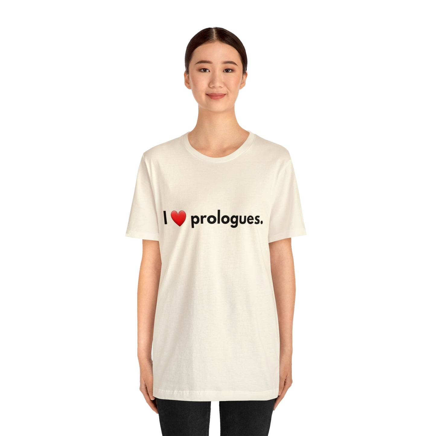 I heart Prologues Unisex Jersey Short Sleeve Tee