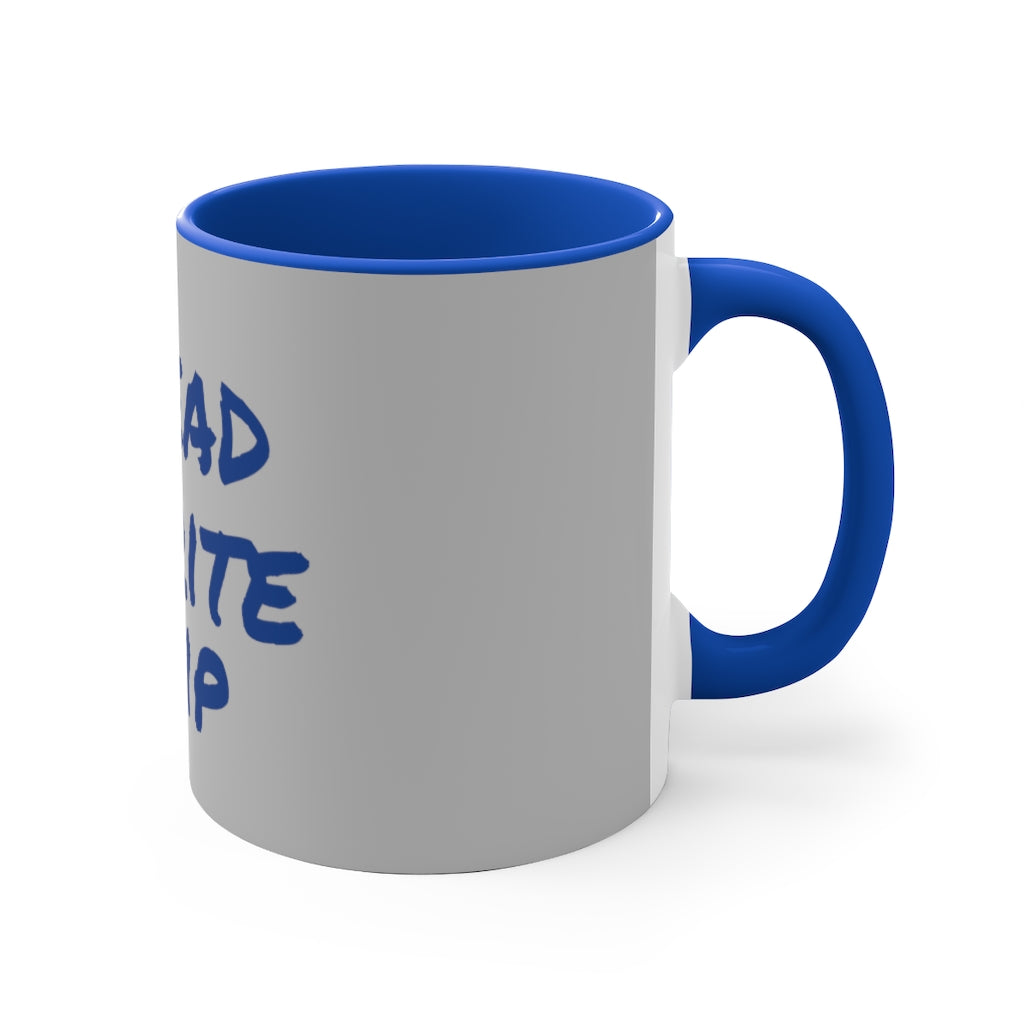 'I Read I Write I Sip' 11oz Accent Mug