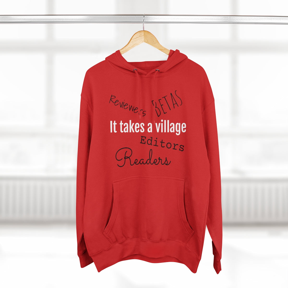 It Takes a Village Unisex Premium Pullover Hoodie