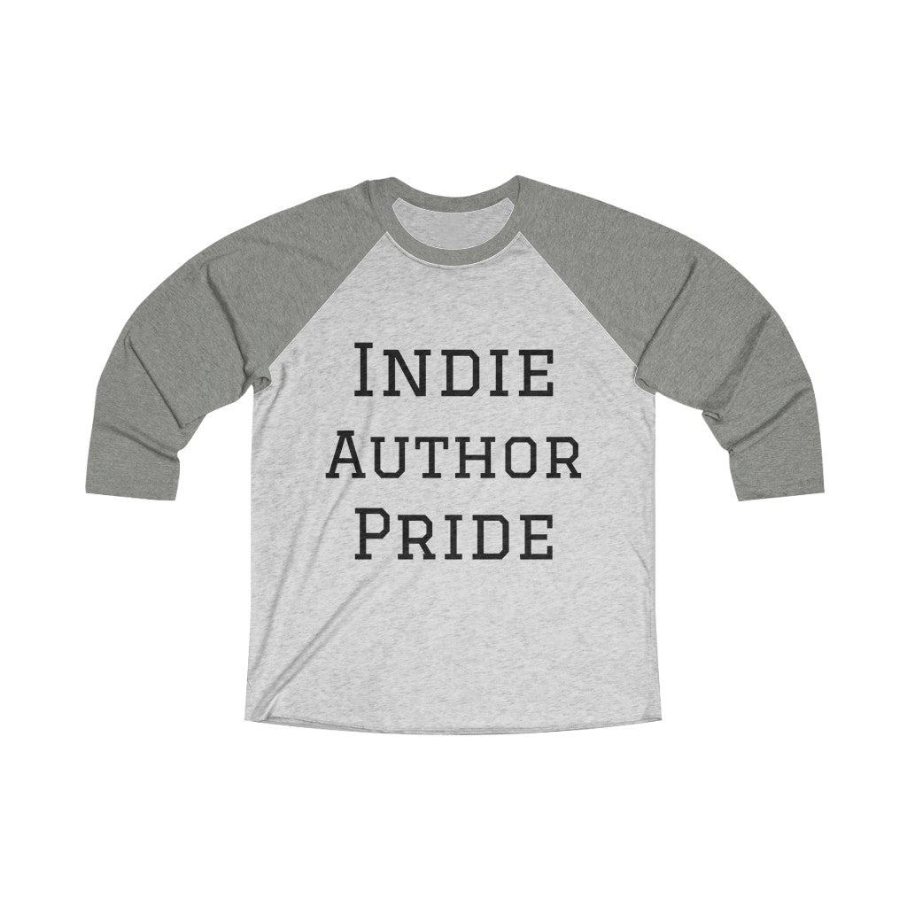 'Indie Author Pride ' Unisex 3/4 Raglan Tee