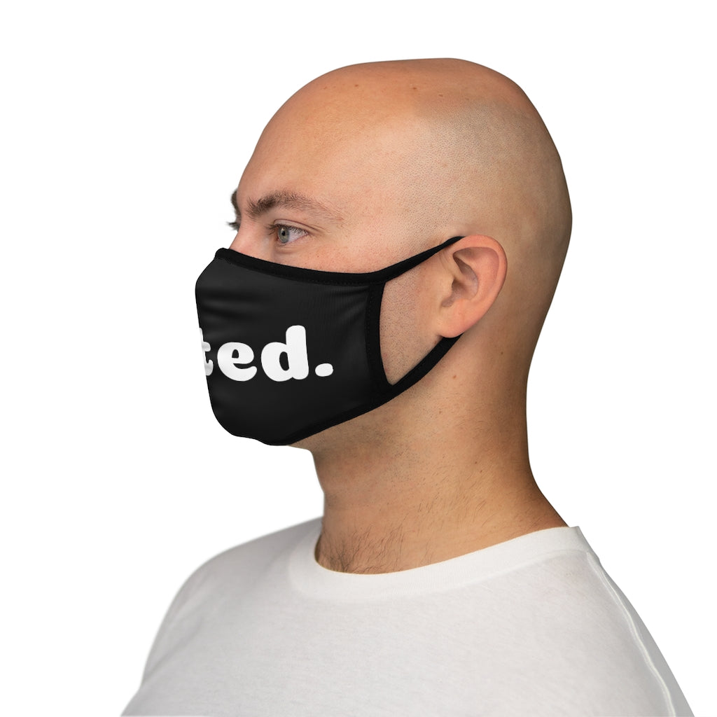 'Muted' Fitted Polyester Face Mask