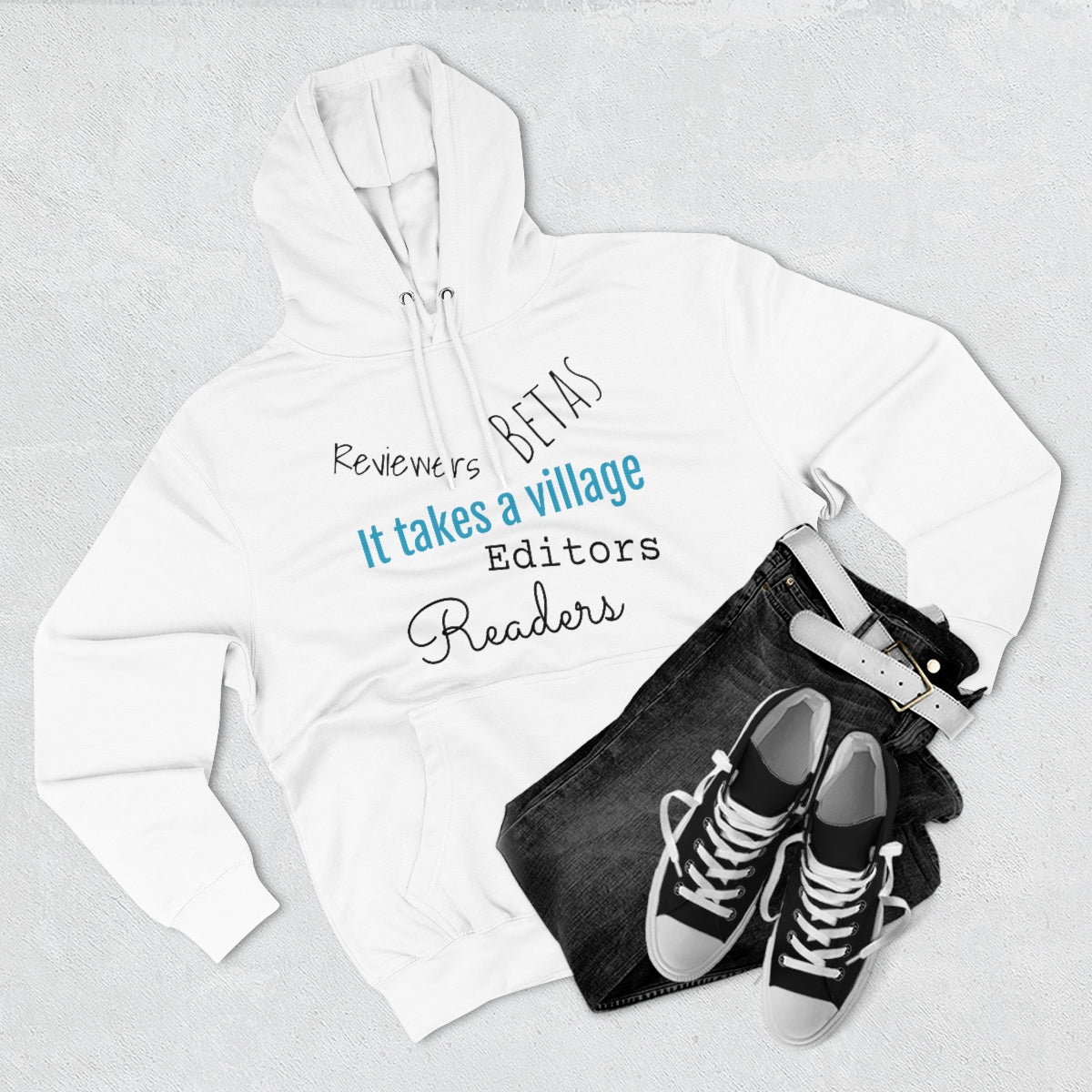 It Takes a Village Unisex Premium Pullover Hoodie