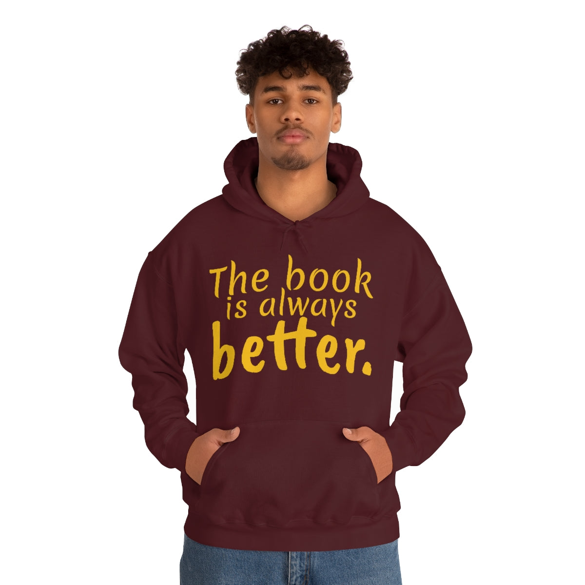 The Book is Better Unisex Heavy Blend™ Hooded Sweatshirt