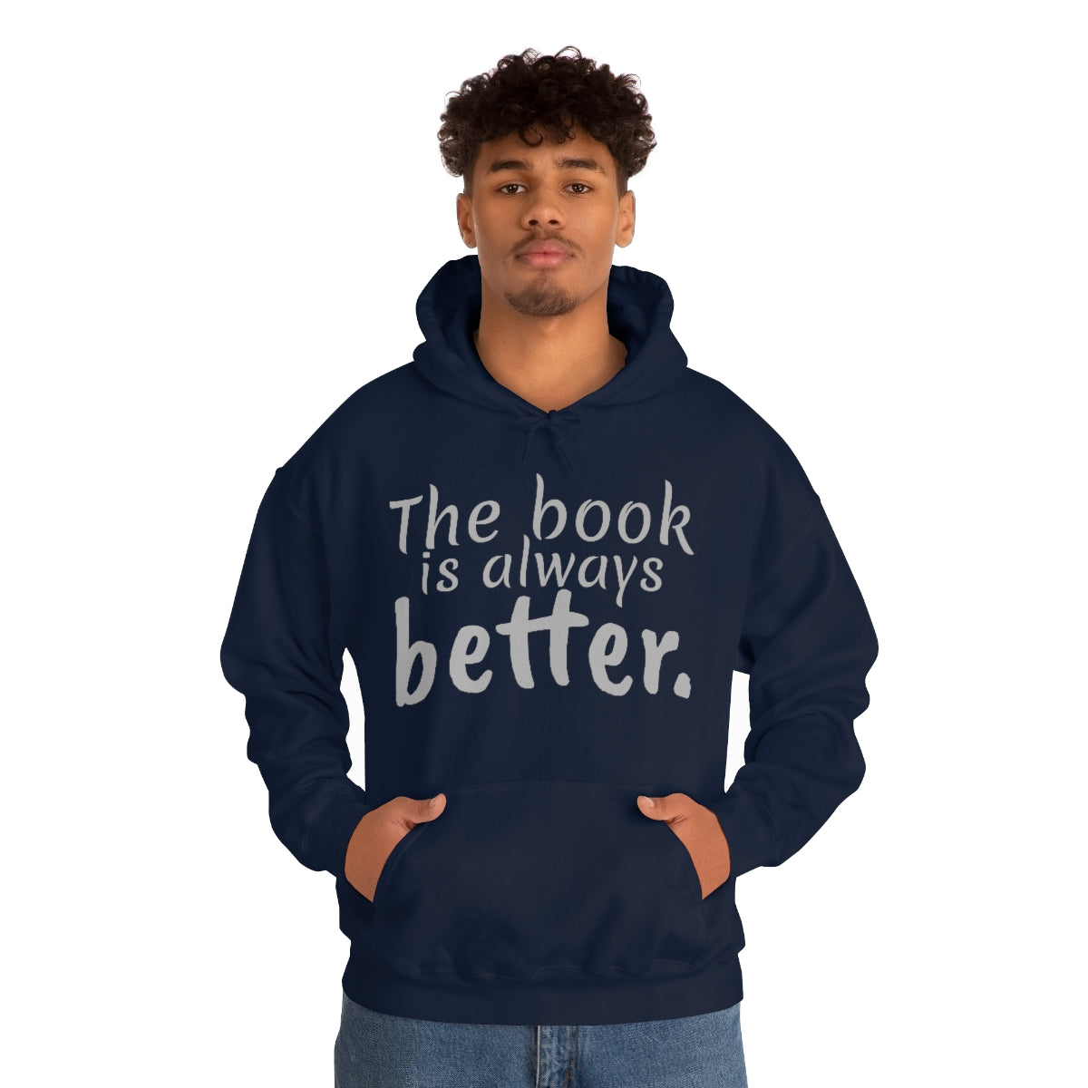 The Book is Better Unisex Heavy Blend™ Hooded Sweatshirt