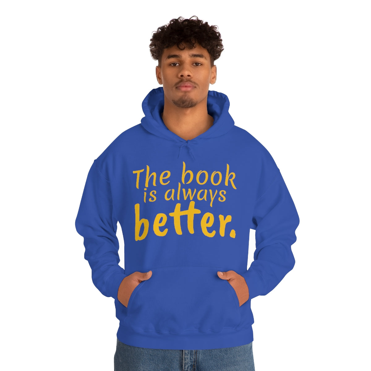 The Book is Better Unisex Heavy Blend™ Hooded Sweatshirt