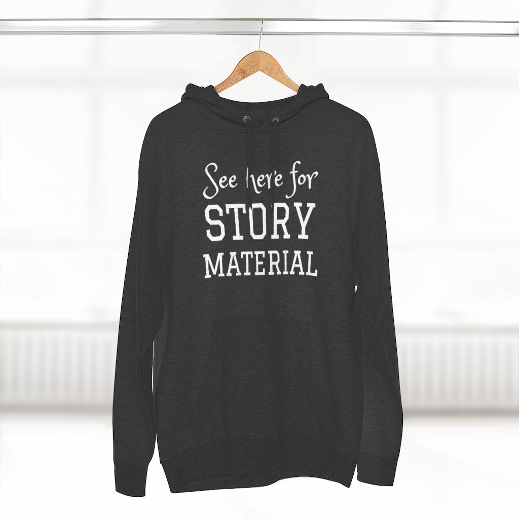 'Story Material' Unisex Pullover Hoodie