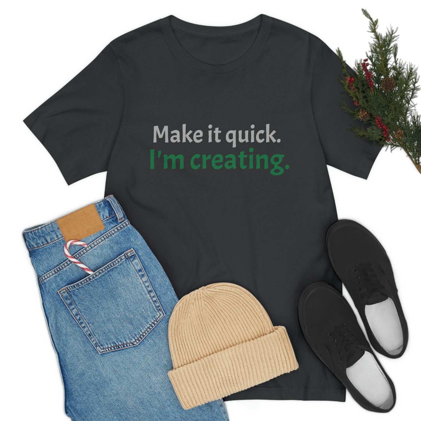 Make it Quick Creating Unisex Jersey Short Sleeve Tee