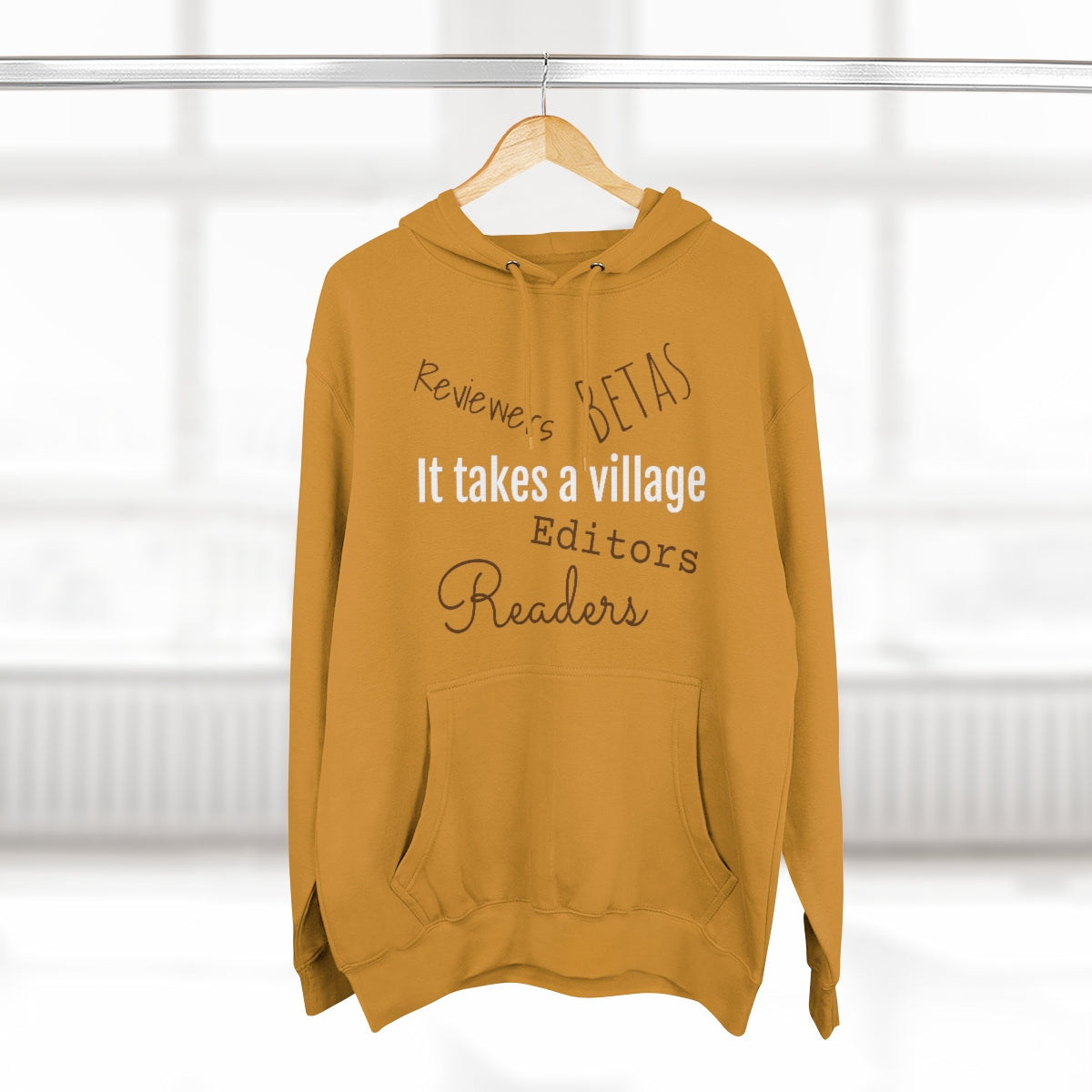 It Takes a Village Unisex Premium Pullover Hoodie