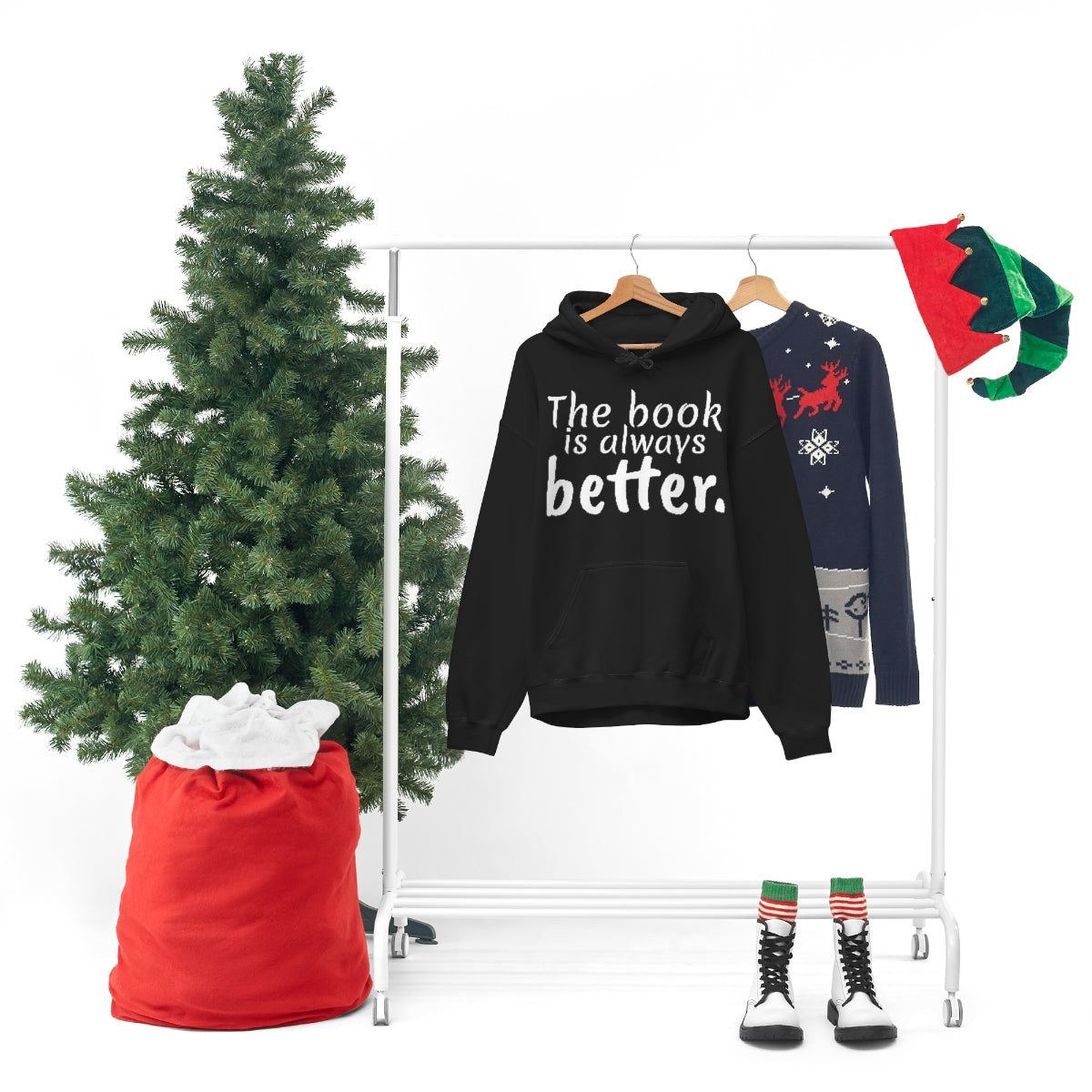 The Book is Better Unisex Heavy Blend™ Hooded Sweatshirt