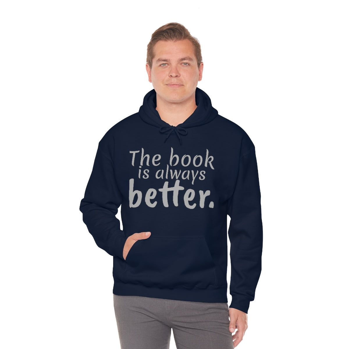 The Book is Better Unisex Heavy Blend™ Hooded Sweatshirt