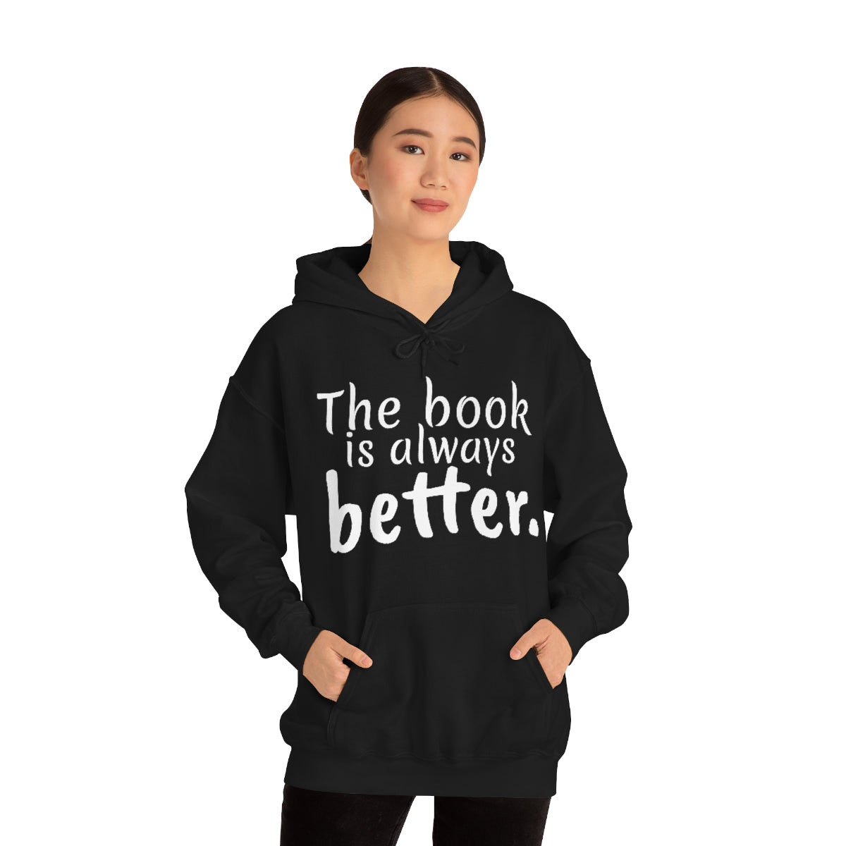 The Book is Better Unisex Heavy Blend™ Hooded Sweatshirt