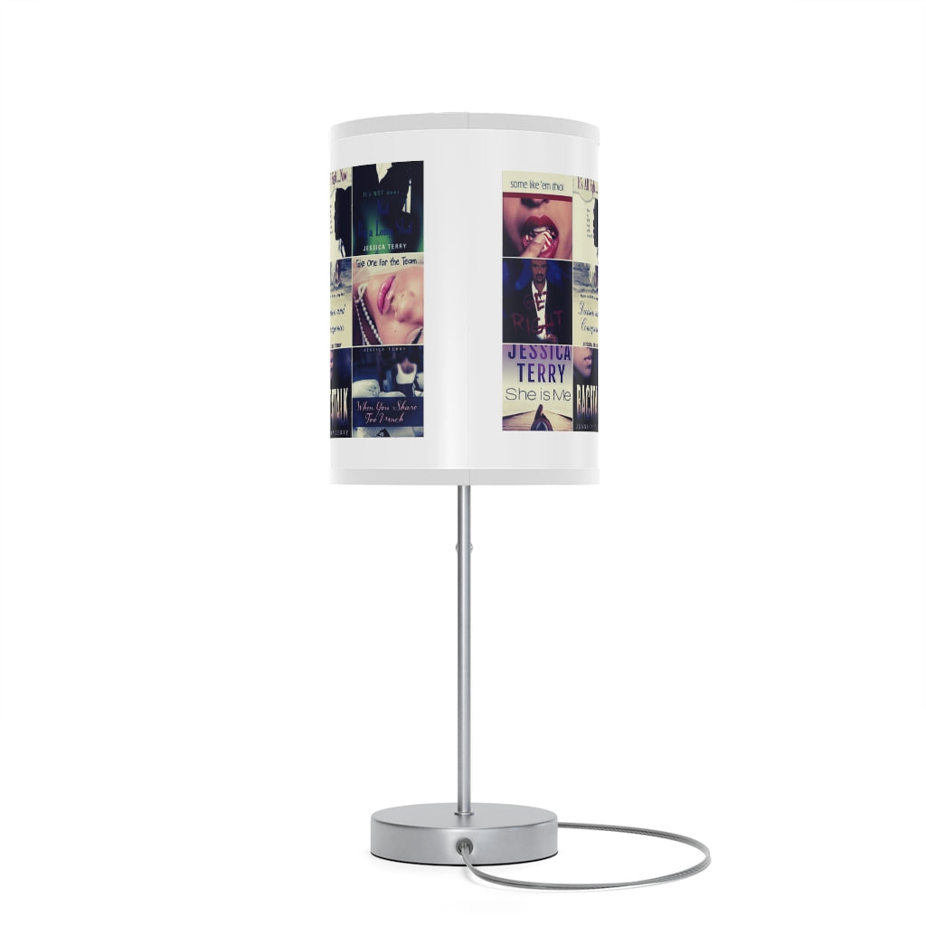 Book Collage Lamp on a Stand, US|CA plug