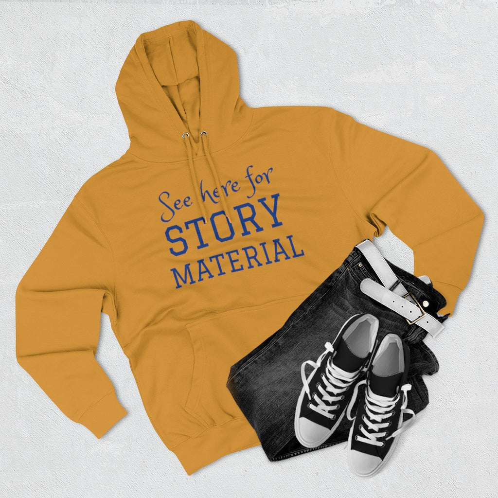 'Story Material' Unisex Pullover Hoodie