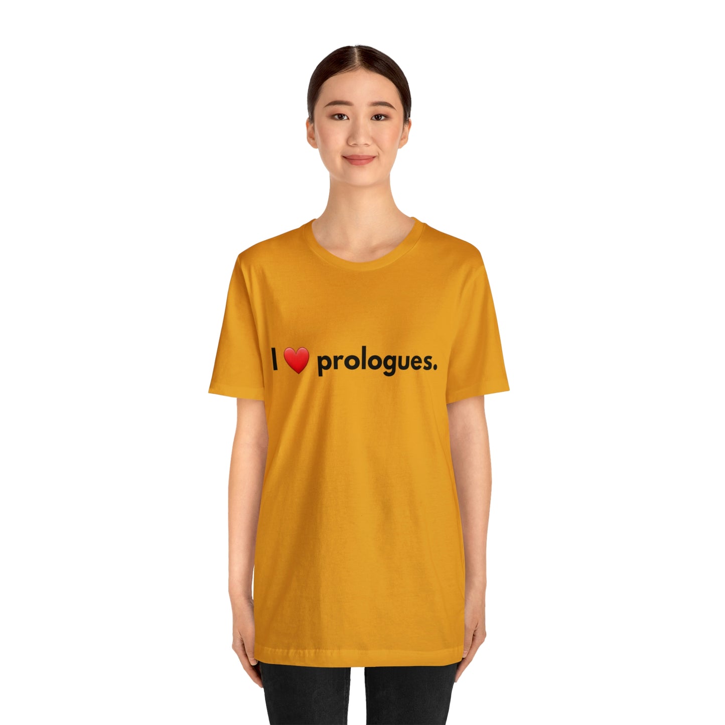 I heart Prologues Unisex Jersey Short Sleeve Tee