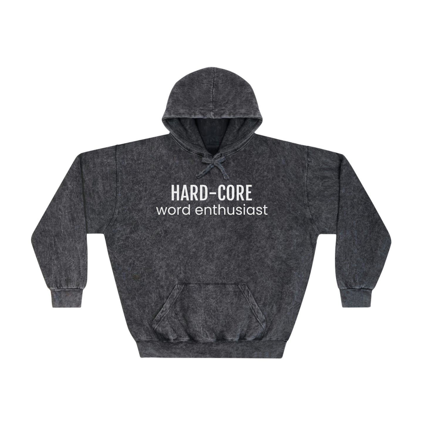 Hard Core Unisex Mineral Wash Hoodie