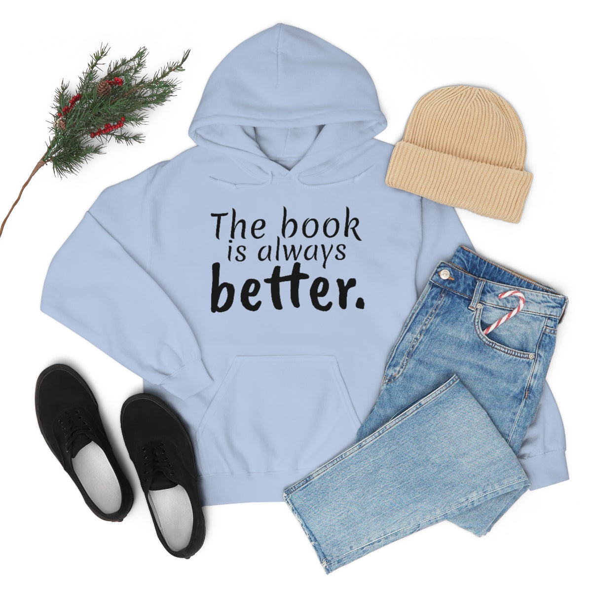 The Book is Better Unisex Heavy Blend™ Hooded Sweatshirt