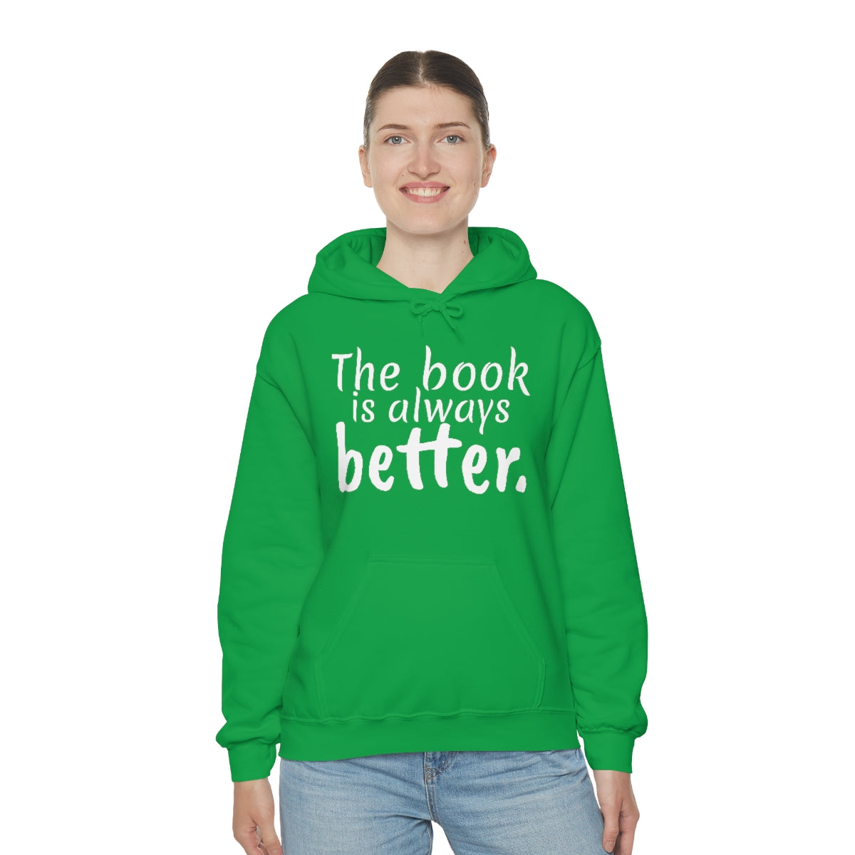 The Book is Better Unisex Heavy Blend™ Hooded Sweatshirt