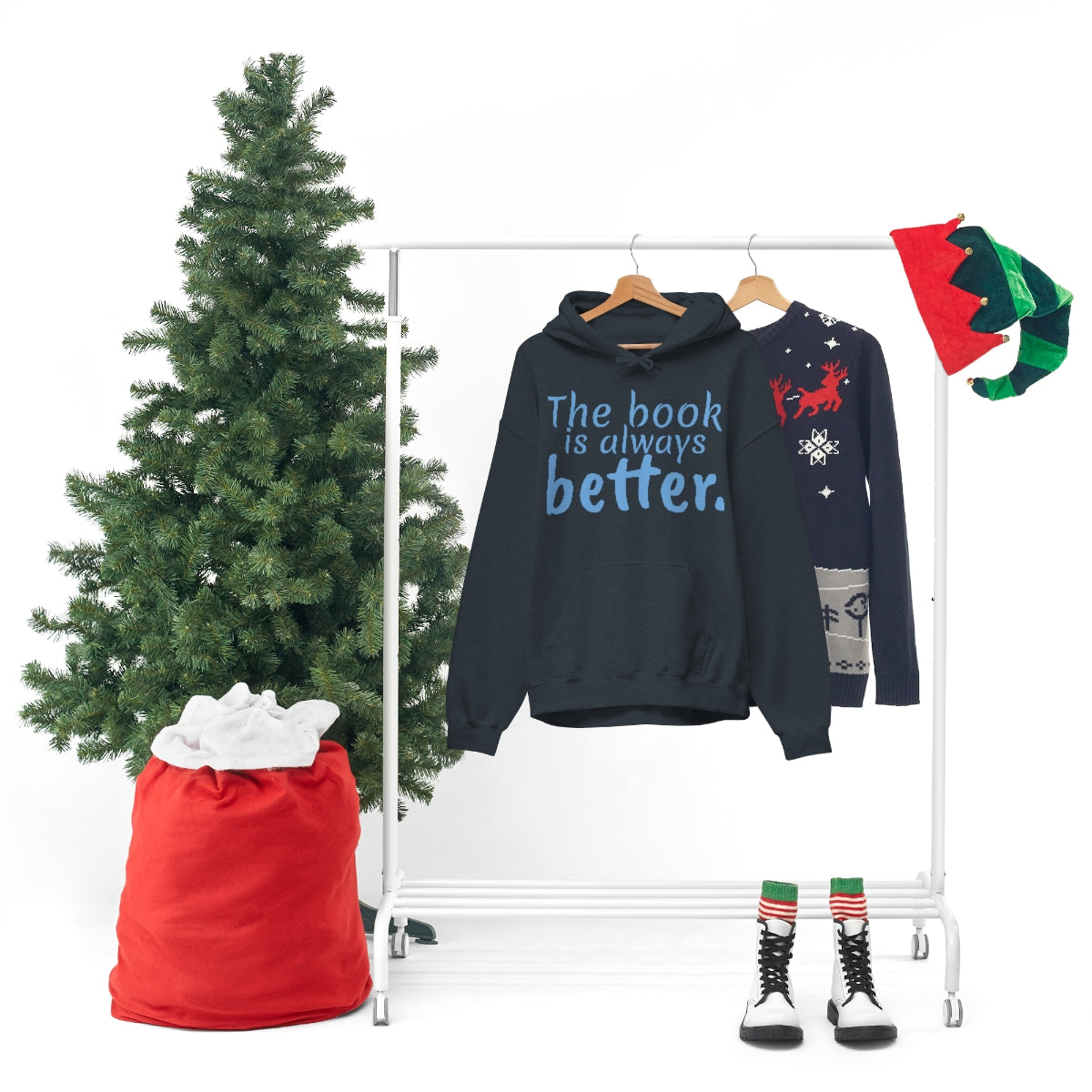 The Book is Better Unisex Heavy Blend™ Hooded Sweatshirt