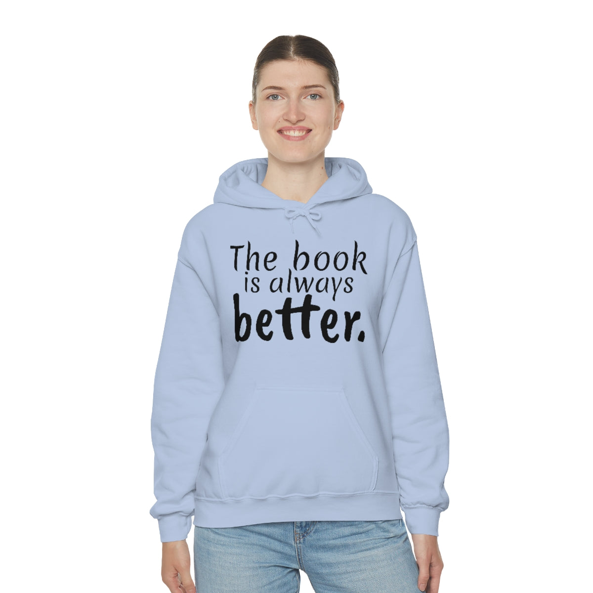 The Book is Better Unisex Heavy Blend™ Hooded Sweatshirt