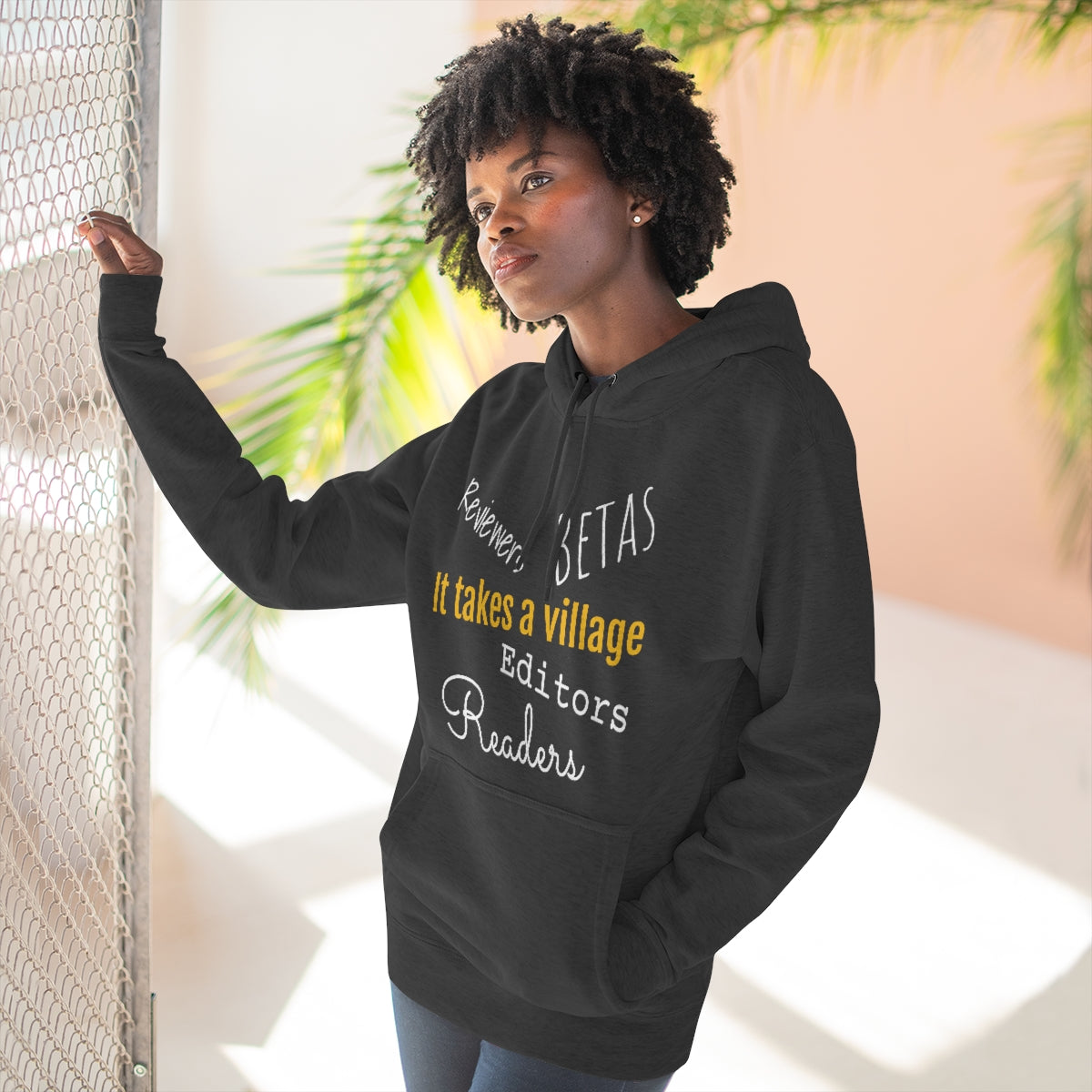 It Takes a Village Unisex Premium Pullover Hoodie